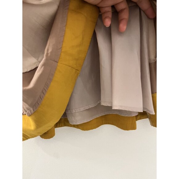 Dear Creatures Womens Tan Penny Fit & Flare Retro Dress Size XS Preppy - Picture 3 of 6